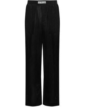 Louis-Gabriel Nouchi Striped Trousers - Black