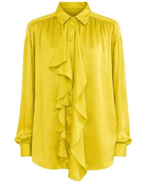 Ulla Johnson Chemise Gesture À Volants - Yellow