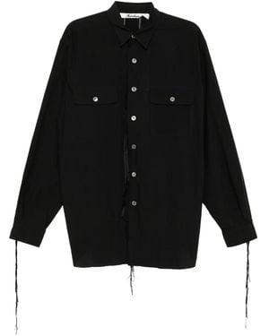 Midorikawa Strapped Shirt - Black