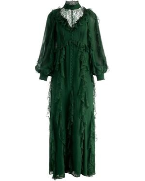 Alice + Olivia Vestido largo Elea - Verde