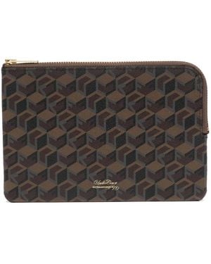 Undercover Graphic-Print Wallet - Grey