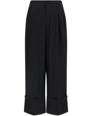DARKPARK Palazzo Trousers - Black
