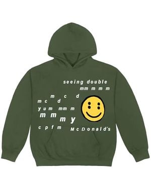 Travis Scott Sudadera Seeing Double De X Cactus Plant Flea Market X Mcdonald's - Verde