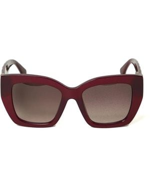 Twinset Geometric-Frame Sunglasses - Brown