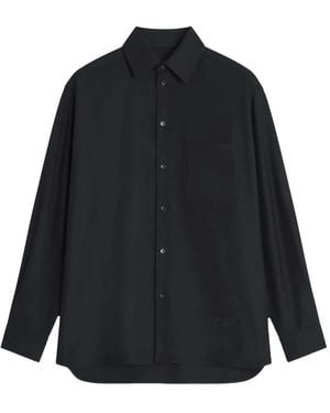 Maison Kitsuné エンブロイダリー シャツ - ブルー