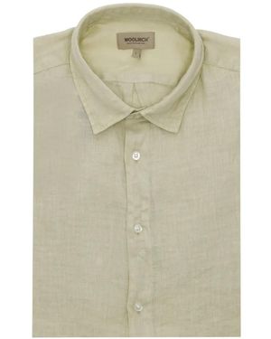 Woolrich Mélange-Effect Shirt - Green