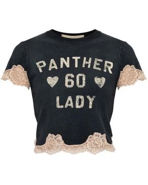 Valentino Garavani Graphite Cotton T-Shirt - Black