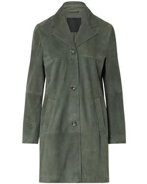 Liu Jo Long Suede Jacket - Green
