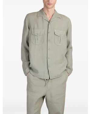 120% Lino Linen Shirt - Grey