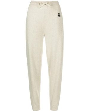 Isabel Marant Gestrickte Hose Mit Kordelzug - Weiß