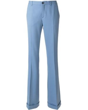 Miu Miu Pantaloni Sartoriali Svasati - Blue
