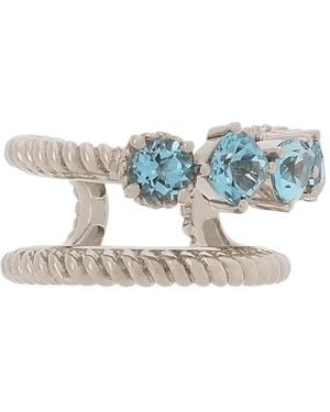 Dolce & Gabbana 18K Topaz Ear Cuff - Blue