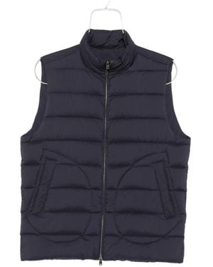 Herno Quilted Padded Gilet - Blue