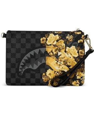 Sprayground Clutch A Fiori - Nero