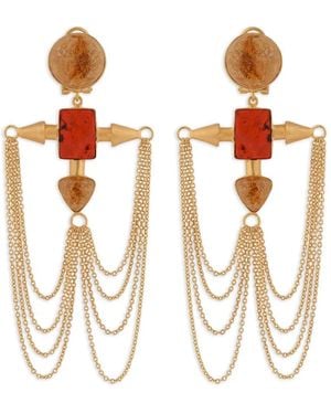 Boheme by Vero Kativka Drop Earrings - White