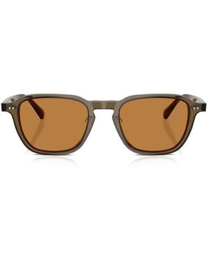Oliver Peoples Gafas de sol con montura cuadrada - Marrón