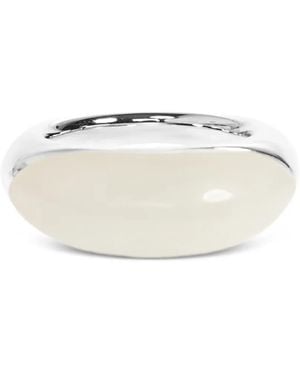 LIE STUDIO Beatrice Sterling- Ring - White