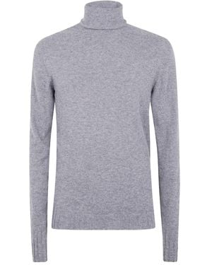 MD75 Top A Collo Alto - Blu