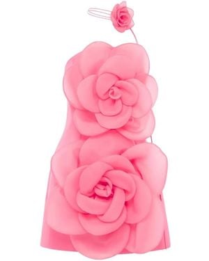 LEO LIN Floret Flower Mini Dress - Pink