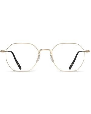 Silhouette Gafas Pure Visionary Con Montura Geométrica - Blanco