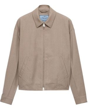 Prada Mouliné Jacke - Natur