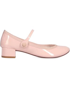 Repetto Zapatos de charol con tacón de 30 mm - Rosa