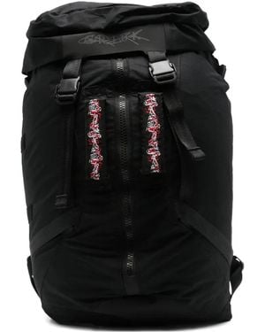 GR10K Waxed Zipped Backpack - Black