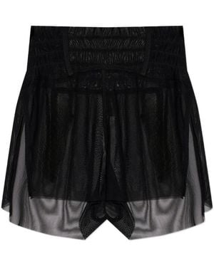 Rick Owens Elasticated-Waistband Shorts - Black