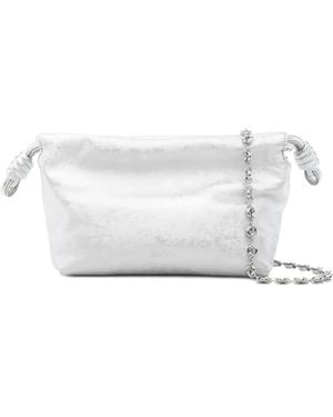 Loewe Pochette À Détail De Nœud - Blanc