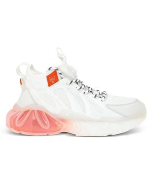 Philipp Plein The Flame Gen.X.02 Tiger Trainers - White