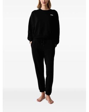 DKNY Logo-Print Pyjamas - Black