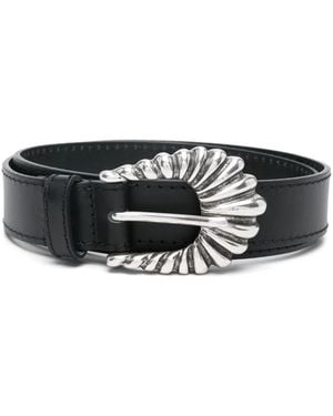Sandro Leather Belt - Black