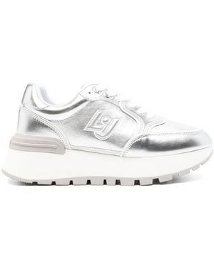 Liu Jo Logo-Patch Trainers - White