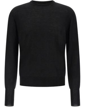 Ma'ry'ya Crew-Neck Sweater - Black