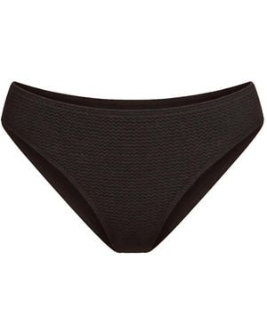 Seafolly Bragas De Bikini Sea Dive - Negro