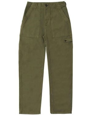 Fortela Patch-Pocket Trousers - Green