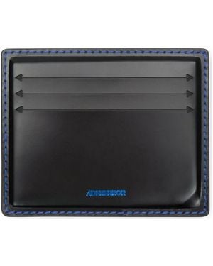 Adererror Leather Card Holder - Gray
