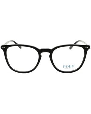 Polo Ralph Lauren Round-Frame Glasses - Black