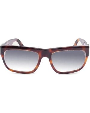 Chrome Hearts Square-Frame Sunglasses - Brown