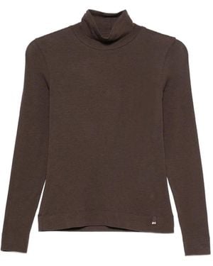 Herno Langärmeliger Rollkragenpullover - Braun