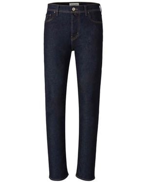Jacob Cohen Vaqueros Slim Con Parche Del Logo - Azul