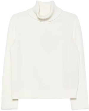 Mackage Ribbed Roll-Neck Sweatshirt - White