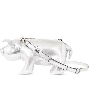 Maison Mihara Yasuhiro Dolls Pig Shoulder Bag - White