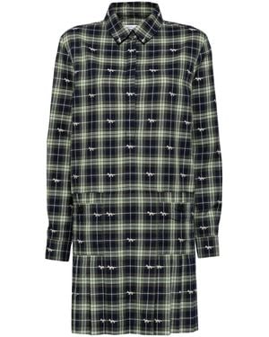 Maison Kitsuné Shrunken Blousejurk - Groen