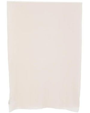 D.exterior Silk Scarf - White
