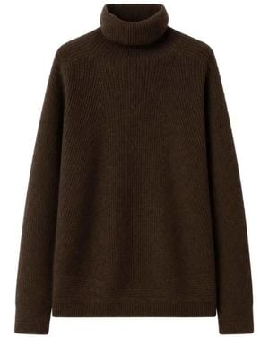 RETORI Ribbed-Knit Jumper - Brown