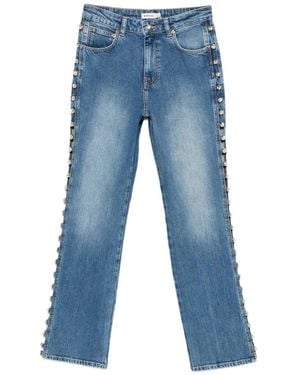 Jonathan Simkhai Button Detail Jeans - Blue