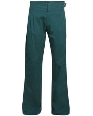 Enfants Riches Deprimes Buckle-Detail Trousers - Green