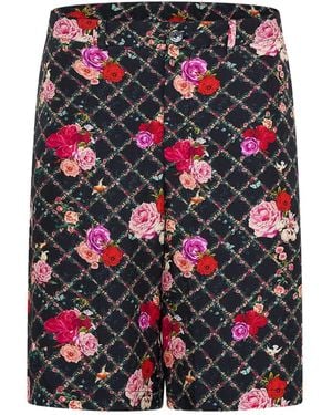 CAMILLA Floral-print Shorts - レッド