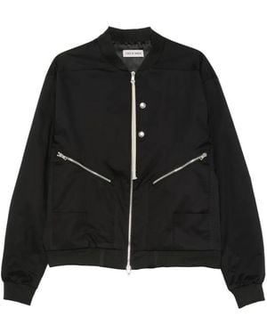 State of Order Zip-Fastening Bomber Jacket - Black